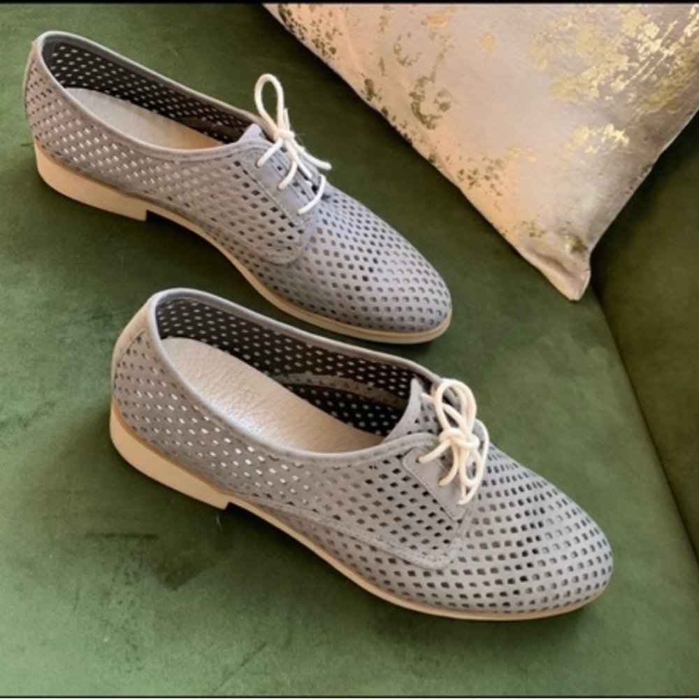 Nine West Prester Perforated Grey Sneakers
